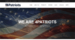 Desktop Screenshot of 4patriots.com